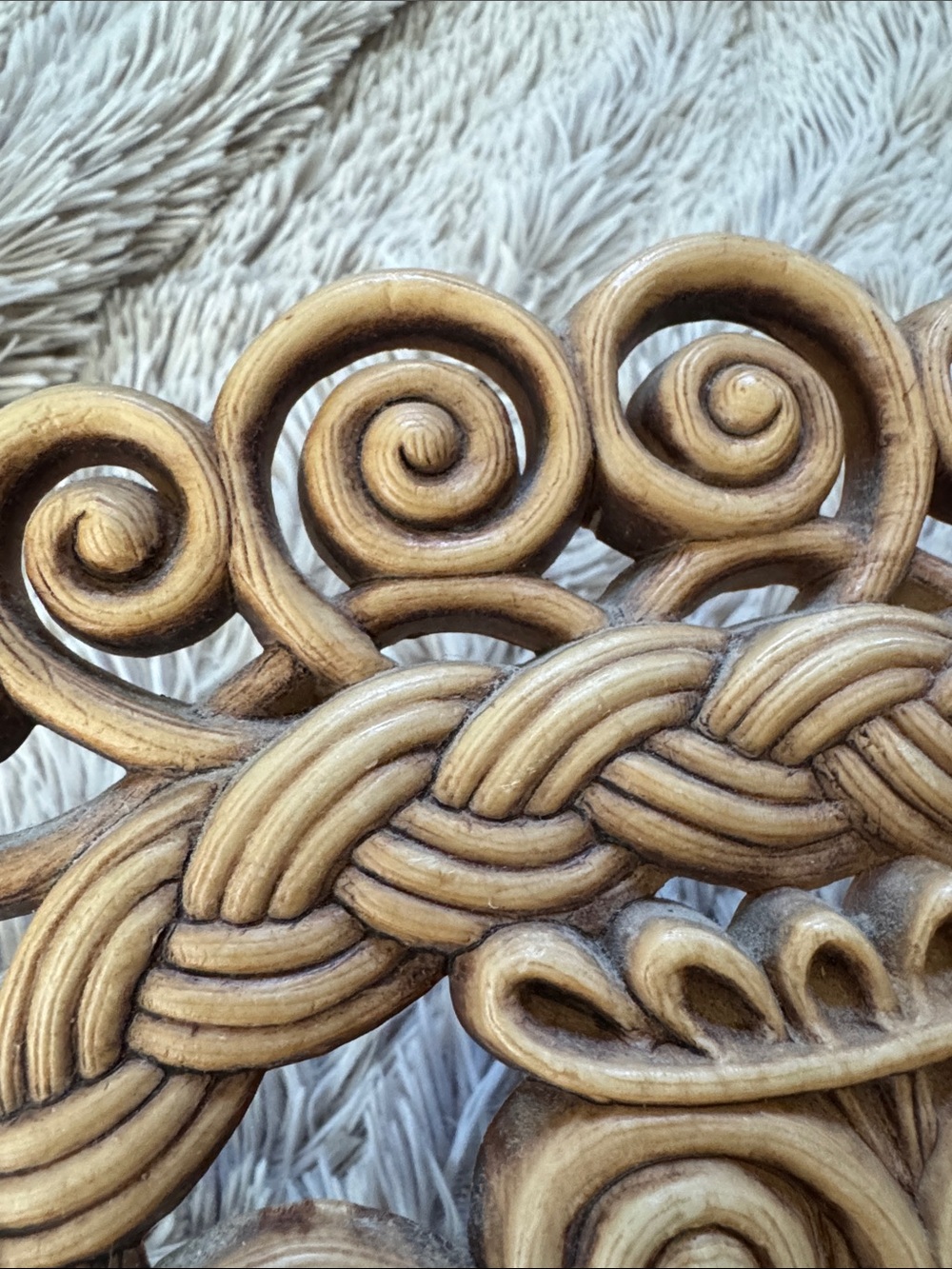 VINTAGE MCM WOODLAND OWL WALL DECOR - Picture 8 of 9